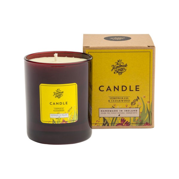 Lemongrass and cedarwood candle